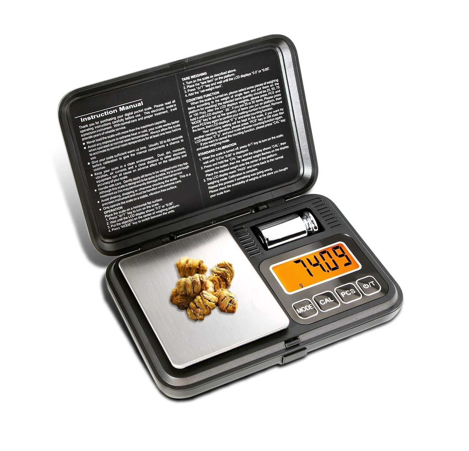 High-Precision Portable Digital Scale with LCD Display for Accurate Measurements