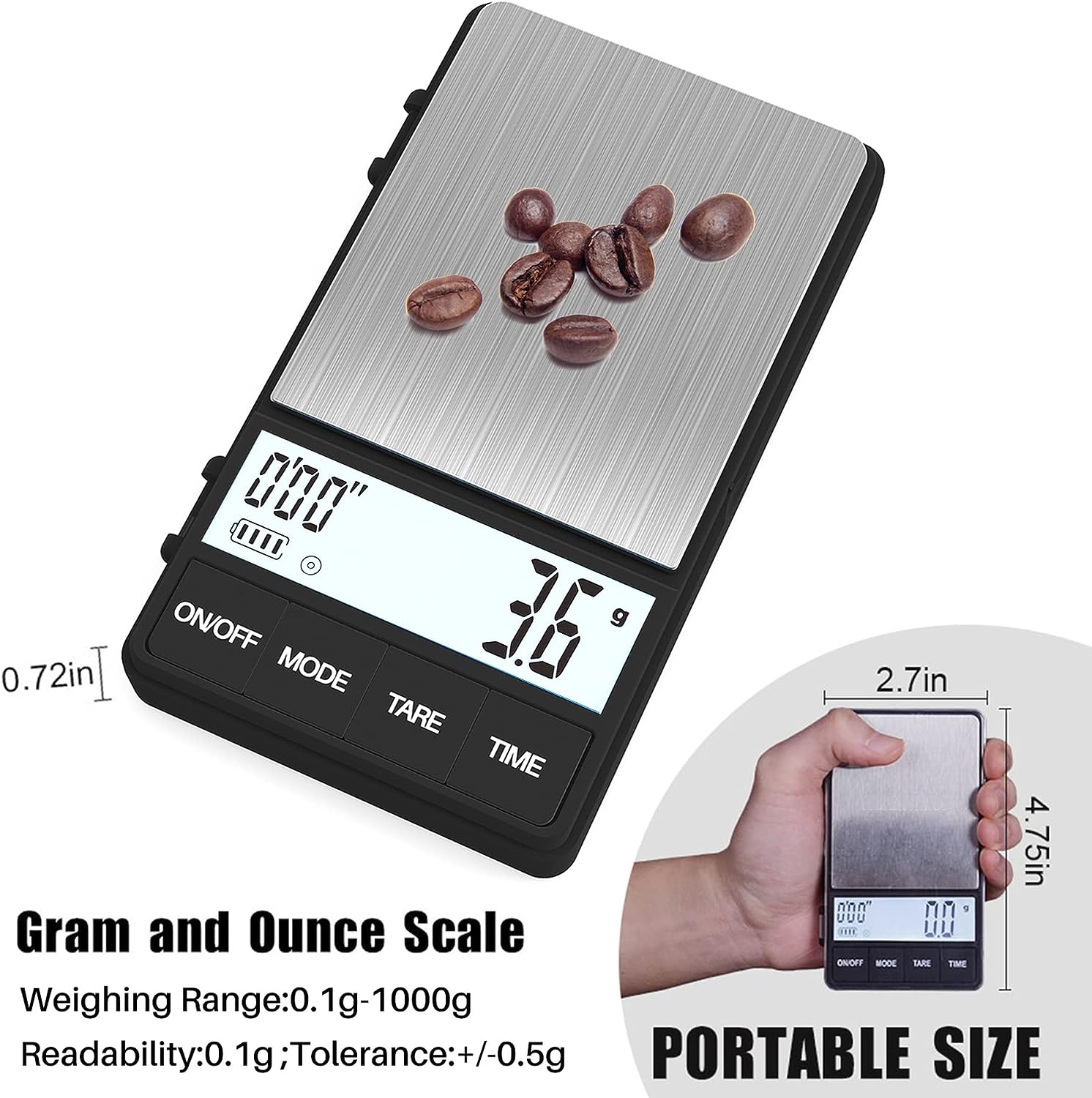Premium Portable Food Weight Scale for Precision Measurement