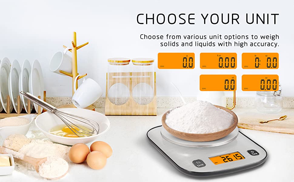 Precision Kitchen Digital Scale for Home Use