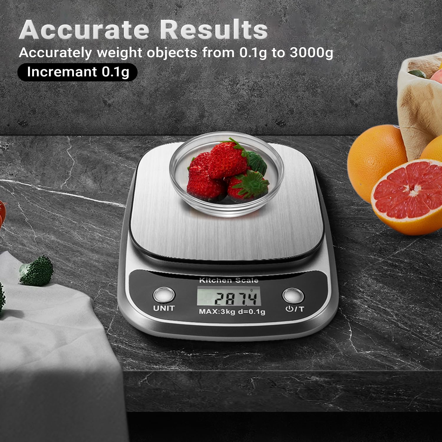 Precision Kitchen Electronic Scales for Accurate Grams Measurement