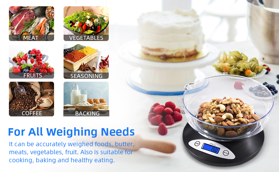 Premium Kitchen Electronic Scale in Stainless Steel