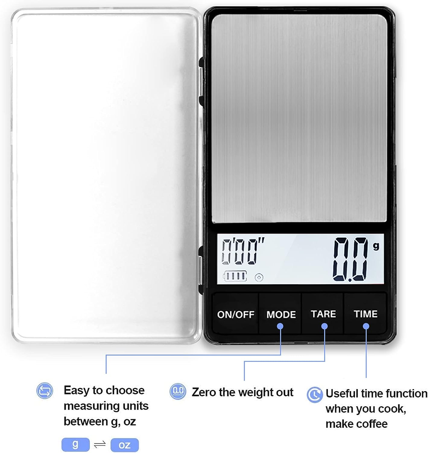 Premium Stainless Steel Food Weight Scale for Precision Cooking