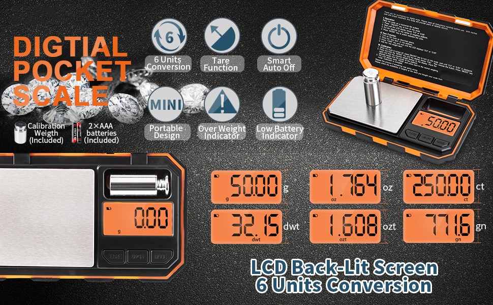 Precision Carat Weight Scale for Accurate Measurements