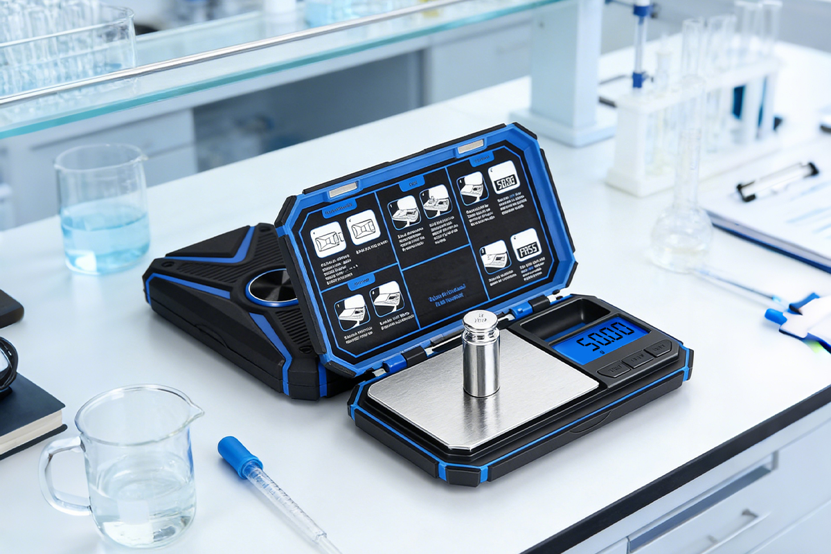 Rubber-Overmolded Design: Digital Pocket Scale Redefines Precision Weighing
