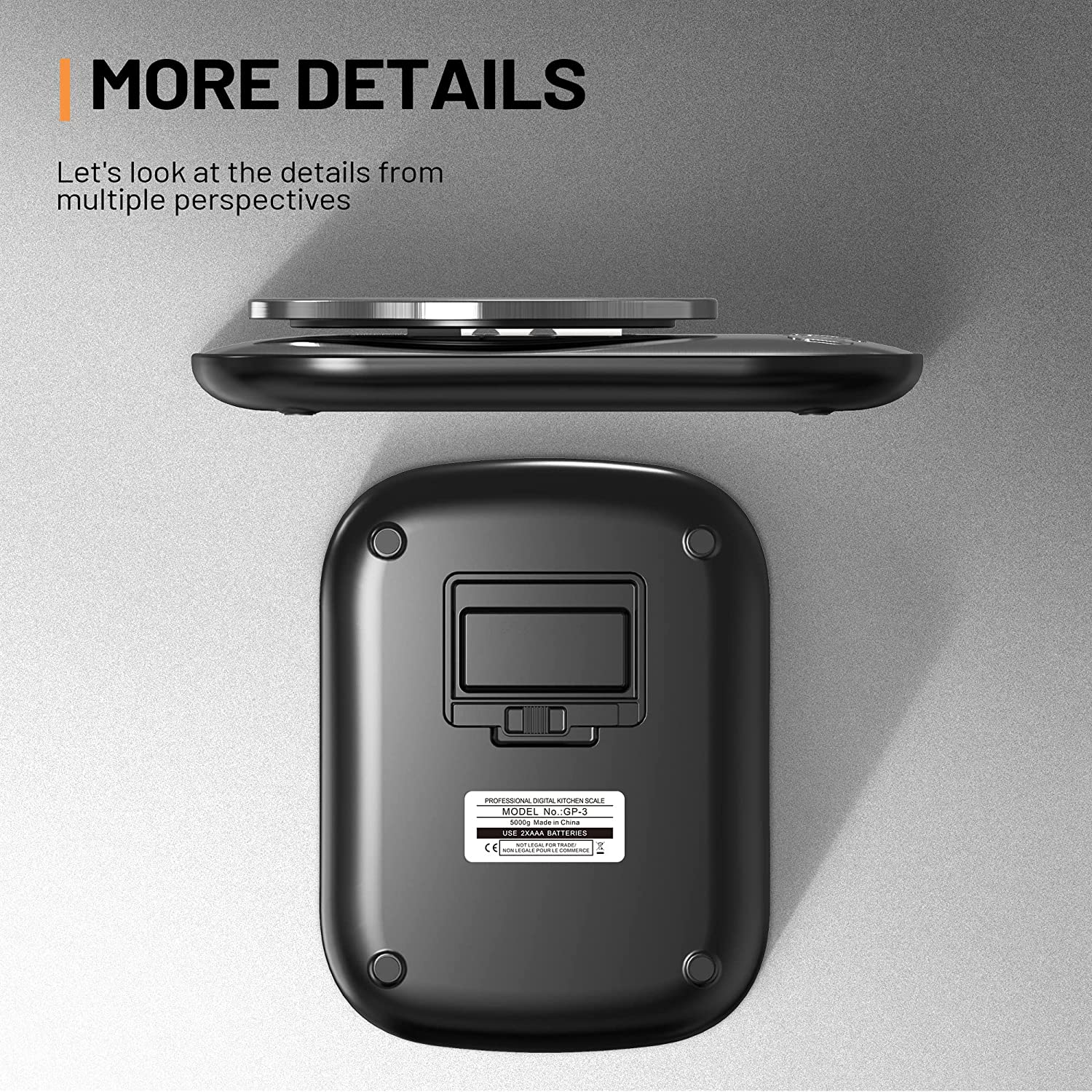 High-Precision Digital Weighing Scale for Kitchen Use