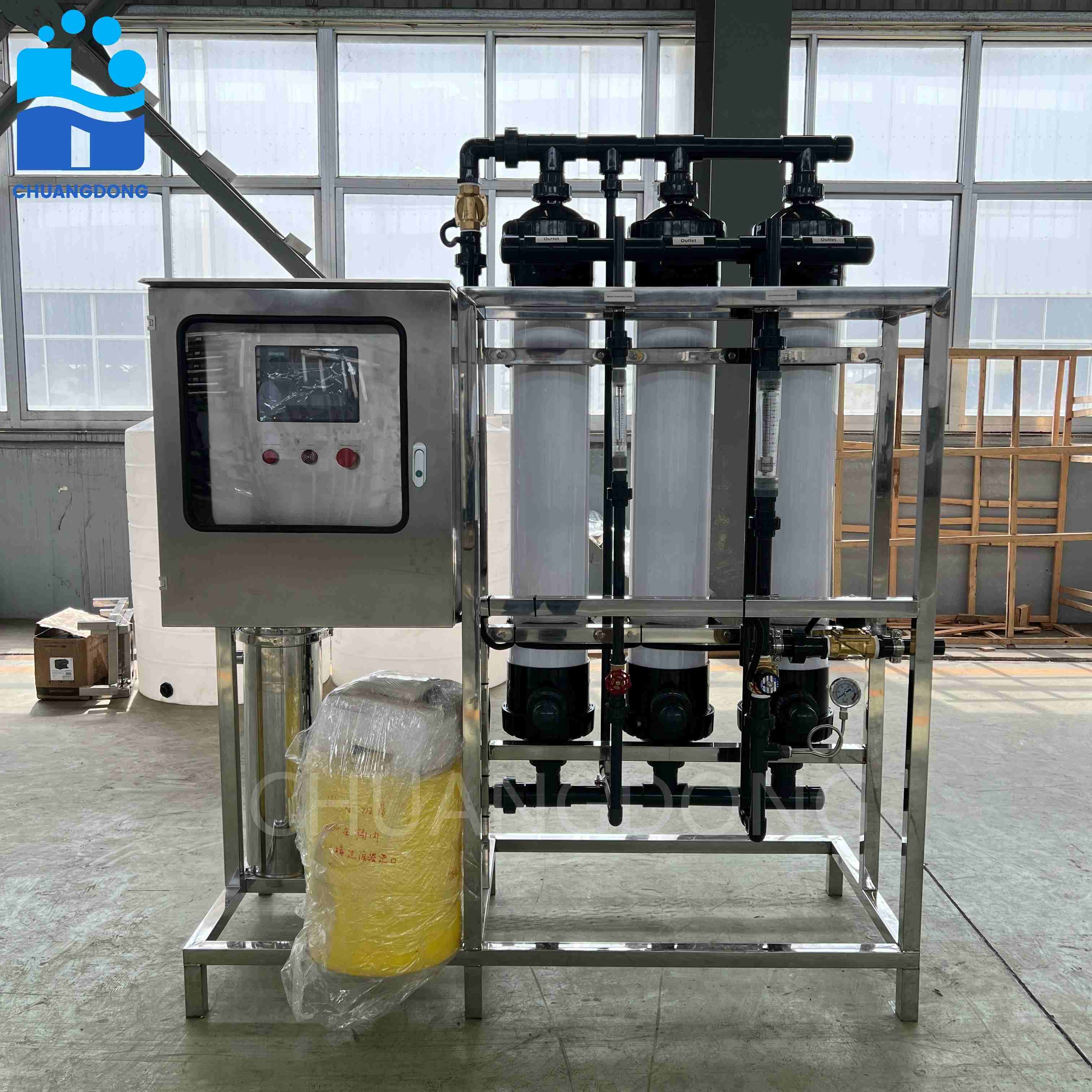 Water Filter Machine 10T Capacity Purification Ro Reverse Osmosis Double Pass 20T Liter for Sale