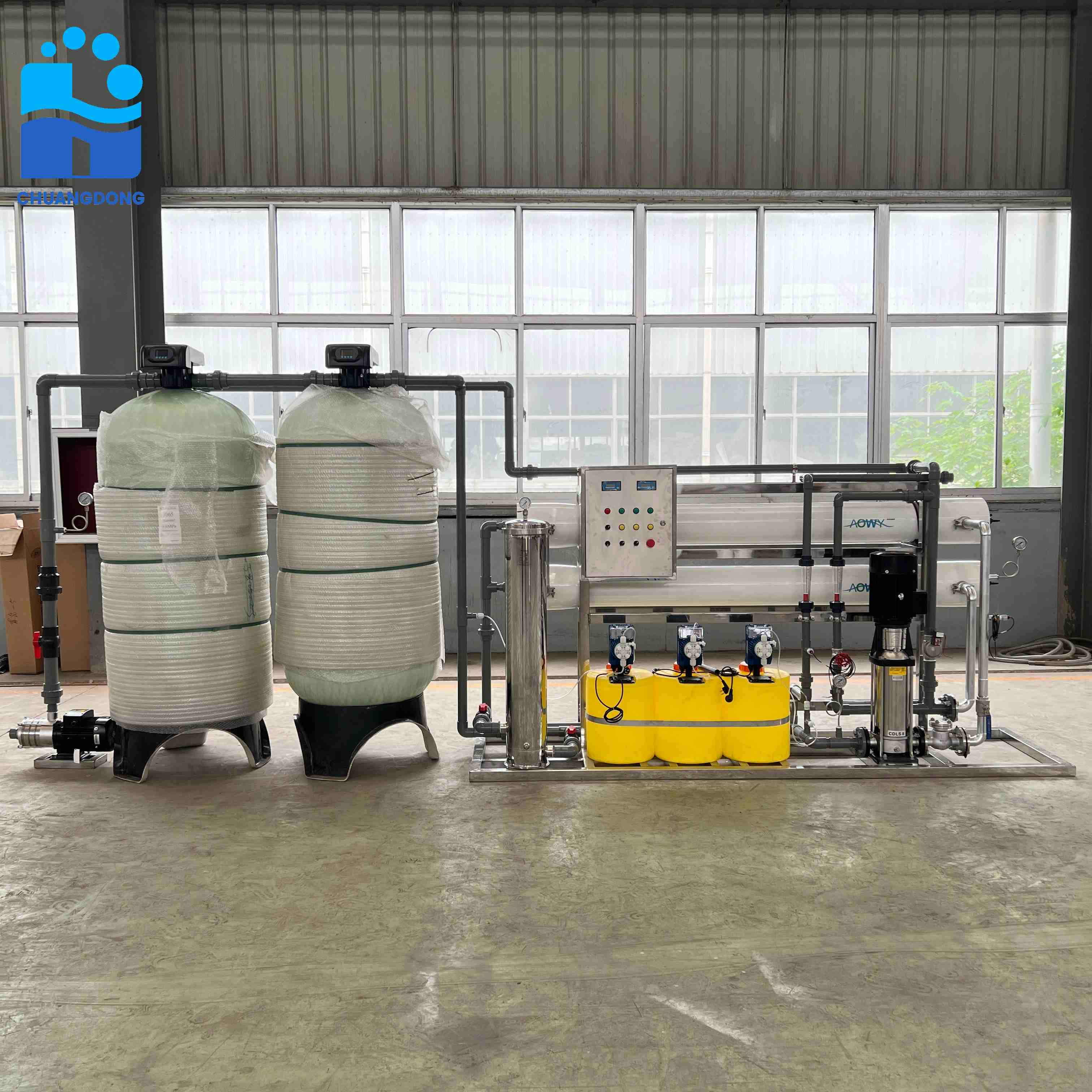 Reverse Osmosis System with RO Membrane Purifier Water Treatment Plant Filtration System for Drinking Farm House