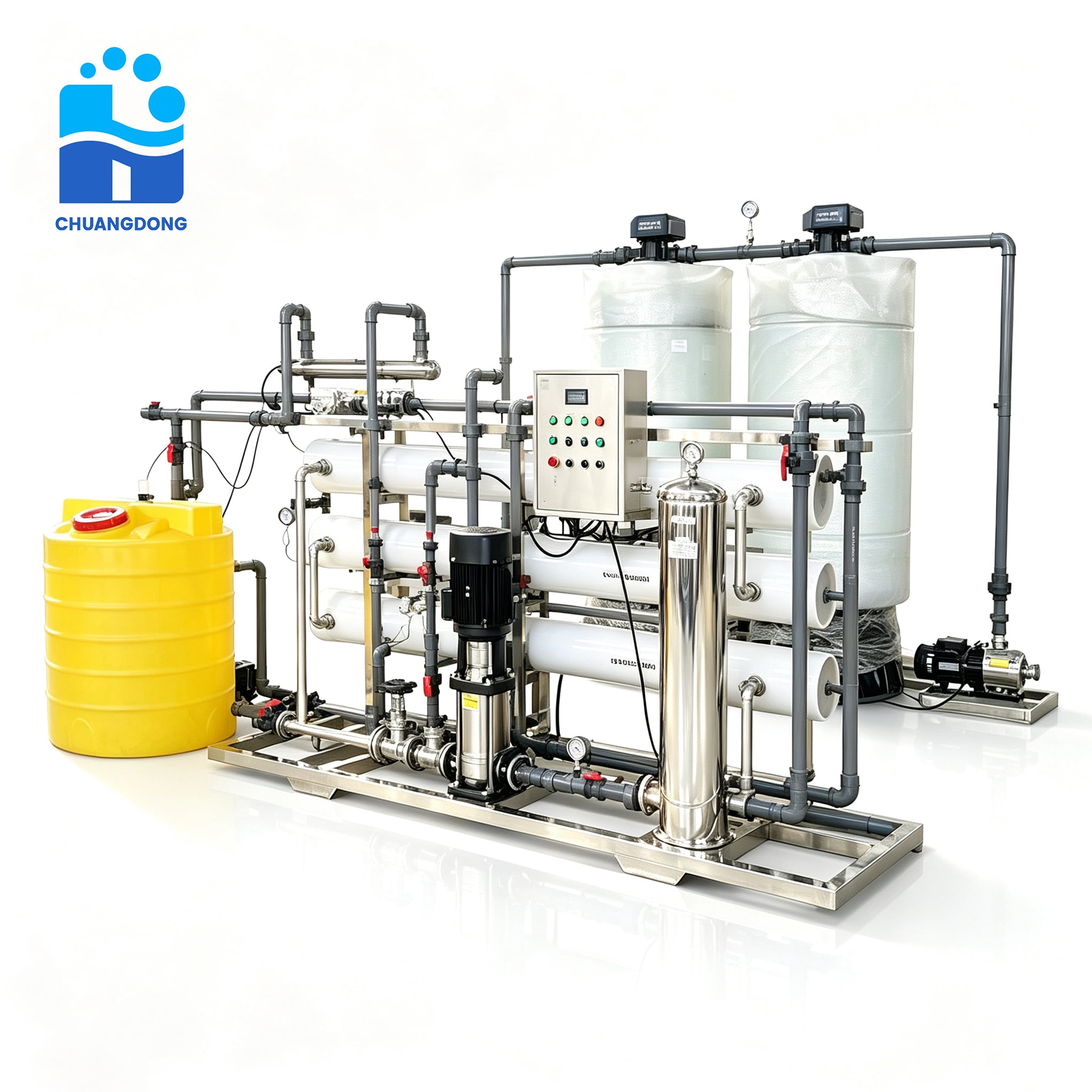nhà máy xử lý nước uống công nghiệp thẩm thấu ngược 500 L/giờ với dịch vụ OEM/ODM