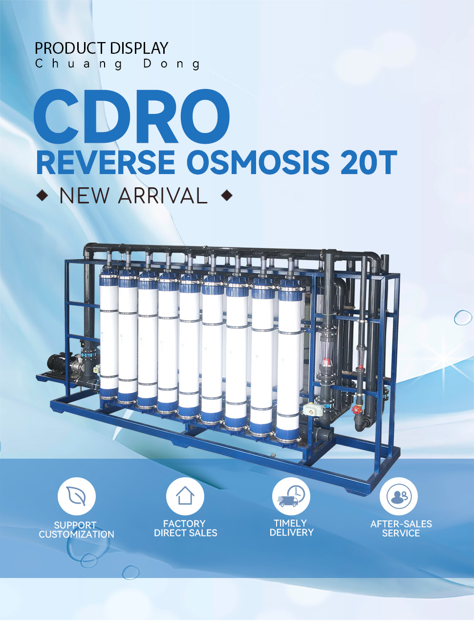 industrial ro water treatment system for pure water production-1