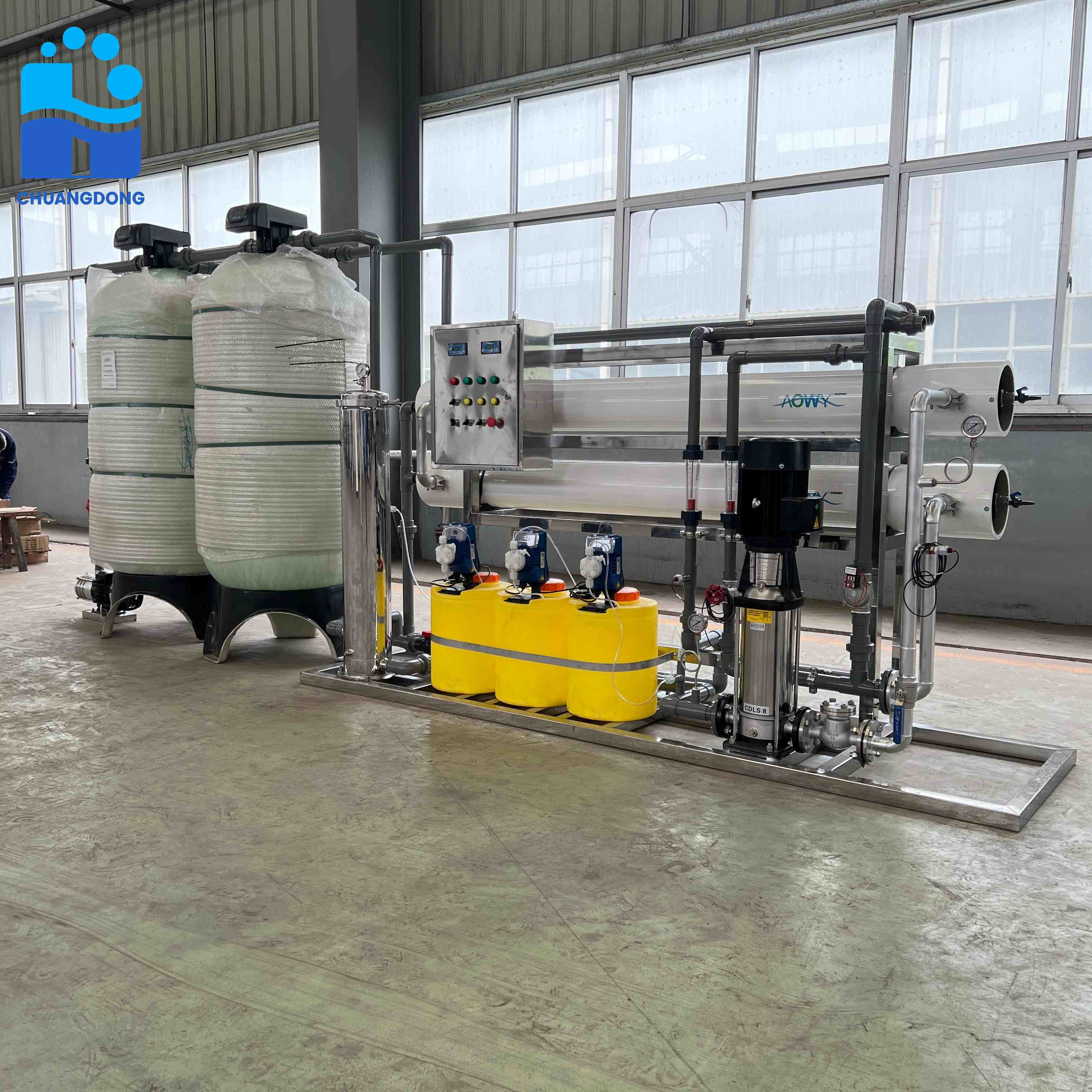 100-500t Customized Industry RO Water Purification Plant Water Treatment Plant Reverse Osmosis System Water Purifiers with RO Membrane