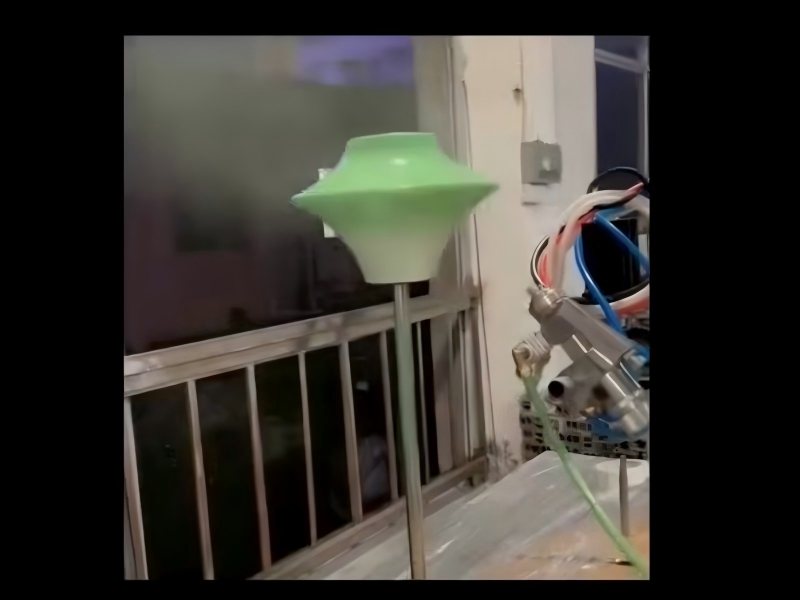 Rotary Lampshade Interior and Exterior Spray Painting Machine