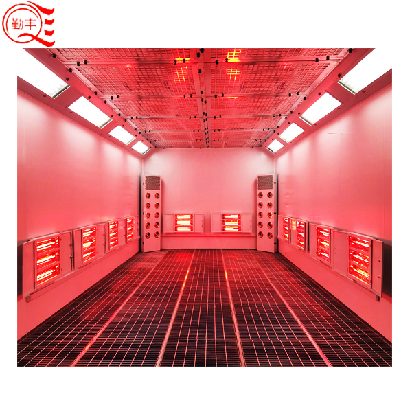 Car spray baking booth with blower and filter factory