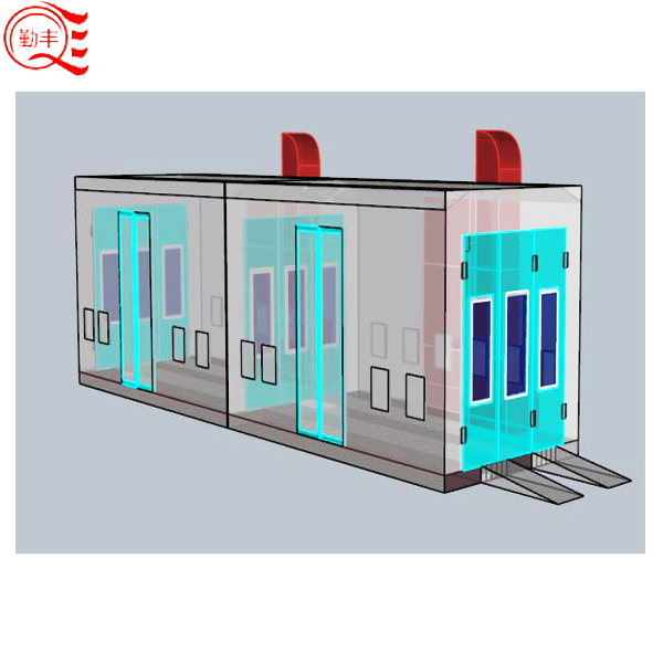 Car spray baking booth with blower and filter manufacture