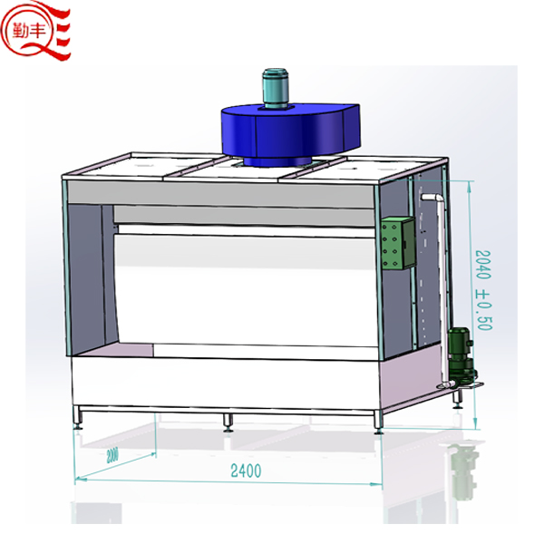 spray booth water curtain machine factory
