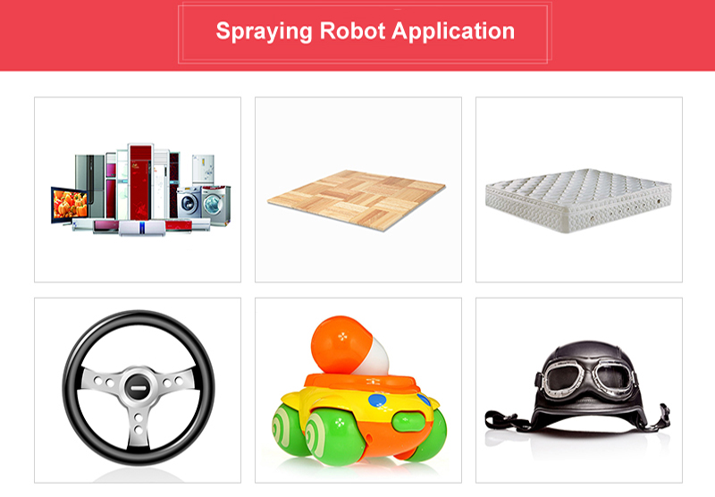 Spray painting machine For Complex shape product manufacture