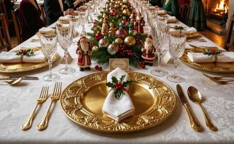 Dekorativní podložka Noir & Gold – elegance, která vám večer nezničí