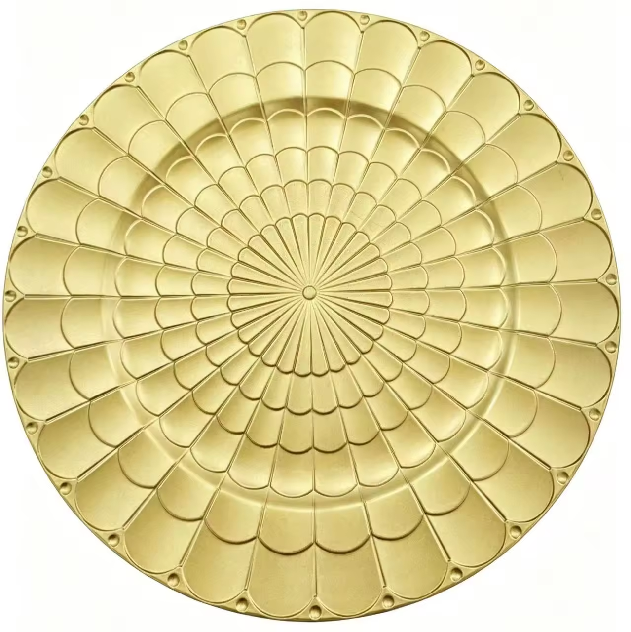 Luxury 13-Inch American Style Eco-Friendly PP Charger Plate for Wedding Banquet Hotel Events Party Service
