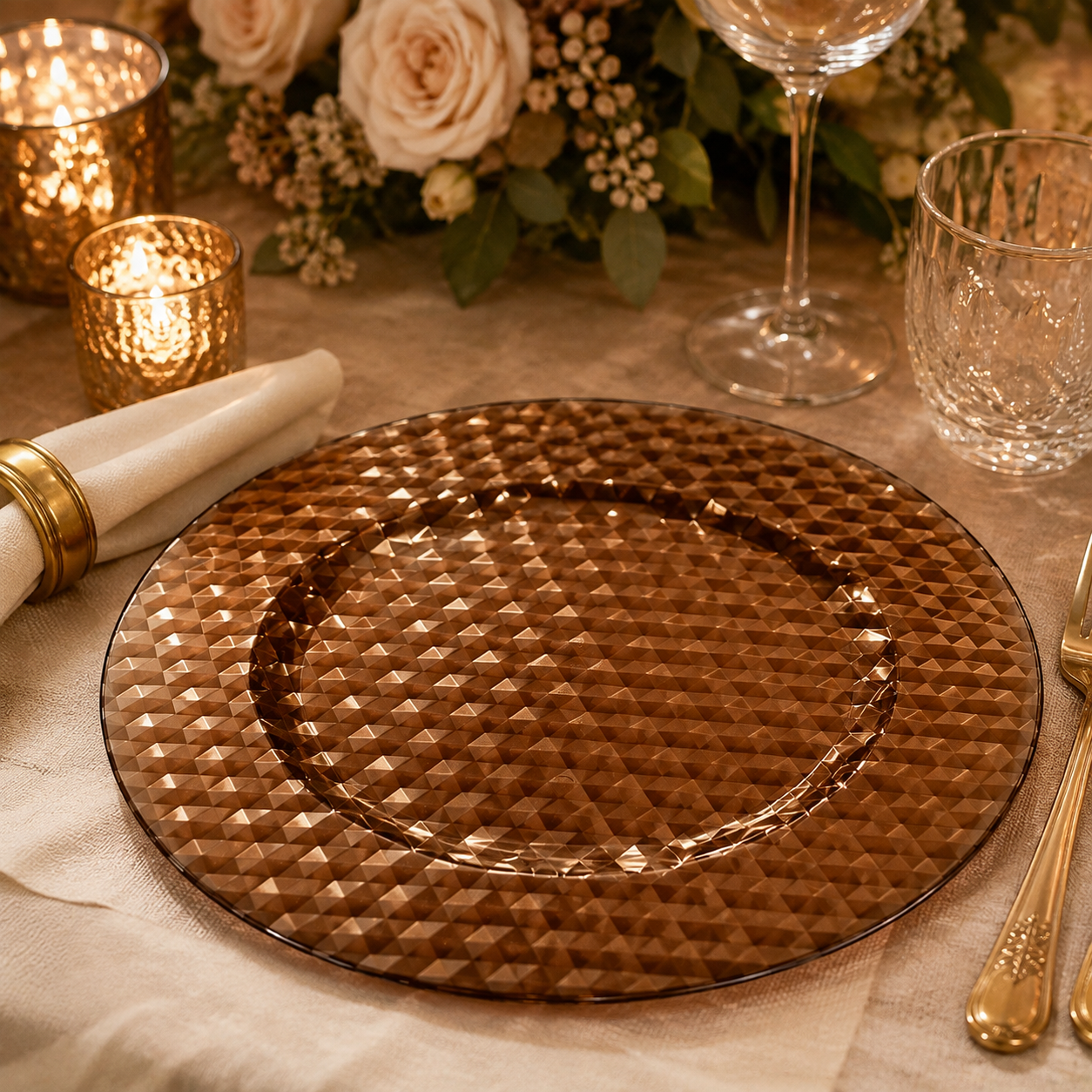 wojia 13 inch plastic ps glossy pigmented eco friendly durable reusable american style fujian party dinnerware charger plates527-1