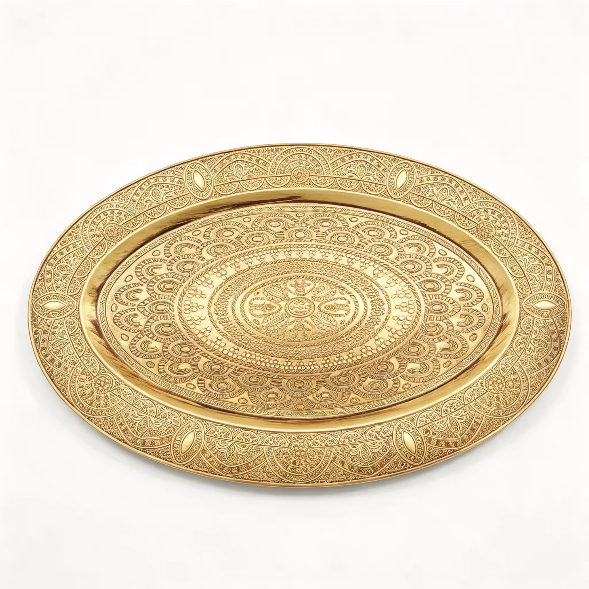 Woju Luxury Modern Elegant Eco-Friendly Custom PP Plastic Pigmented Wedding Charger Plate 13in/33cm Durable Fujian Round Hotels