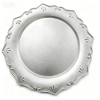Bulk 50pcs Durable Elegant Gold Matte 13 Inch PP Charger Plate Reusable for Wedding Hotels Banquet Table Decor