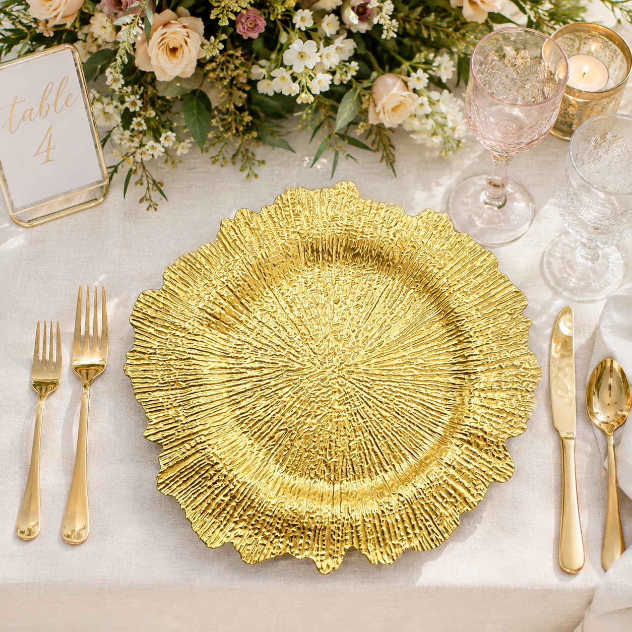 wojia 13 inch plastic pp glossy pigmented eco friendly durable reusable american style party dinnerware charger plates -4