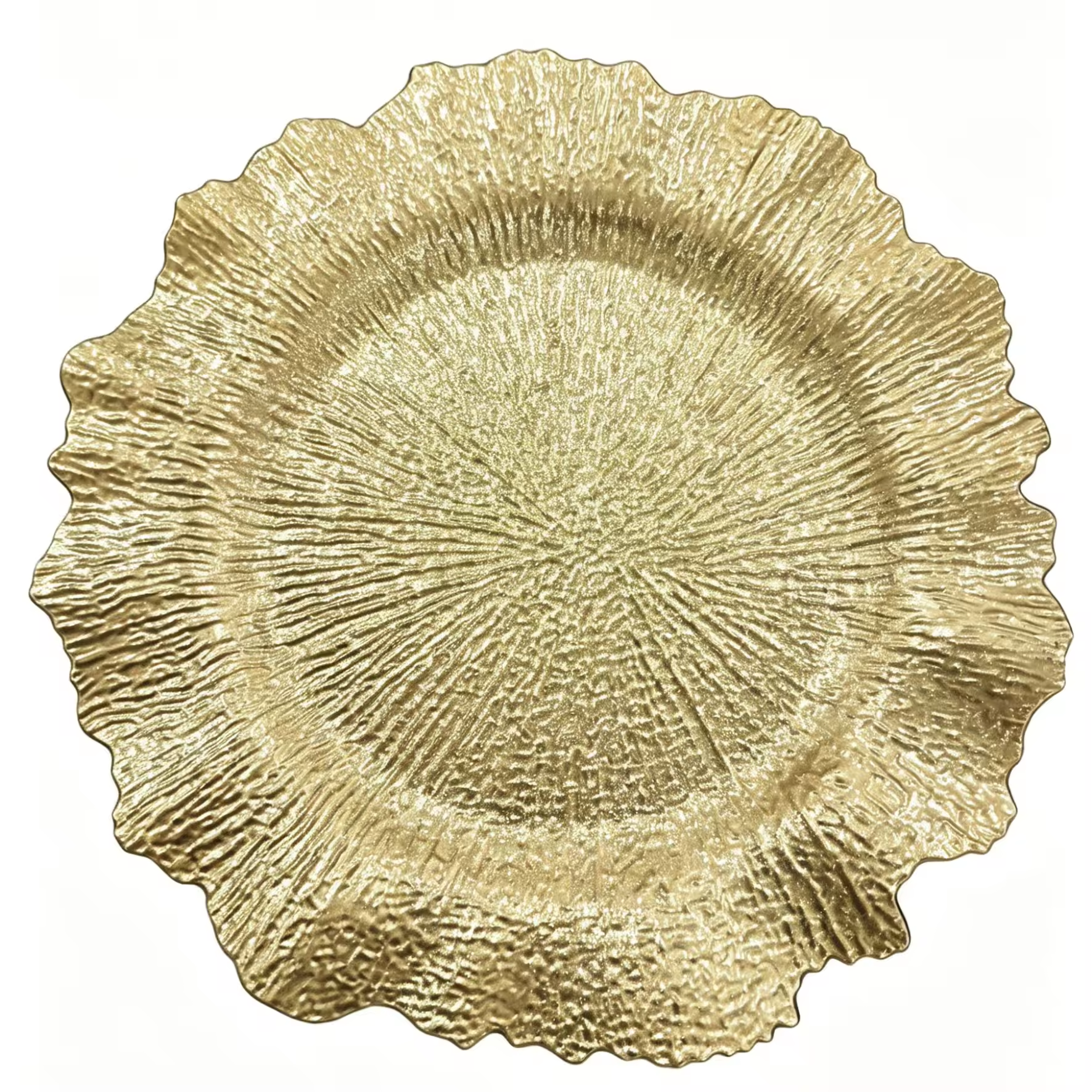 Luxury Durable PP Matte Texture Modern Charger Plates for Wedding Engagement Party Table Decor Direct Service Hotels