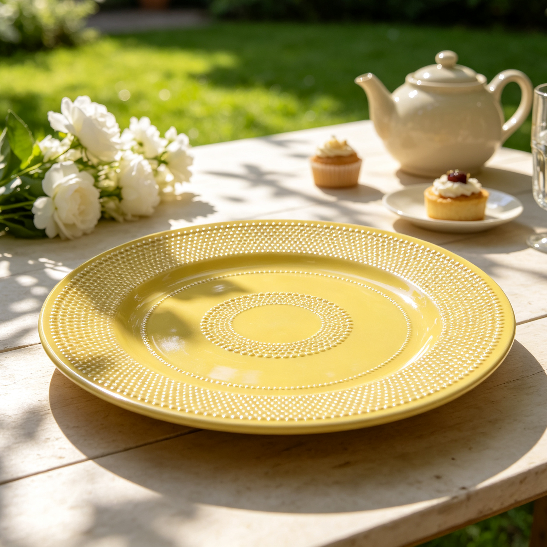 bulk 50pcs customizable luxury durable gold matte 13 inch pp charger plate reusable home wedding events hotels banquet-1