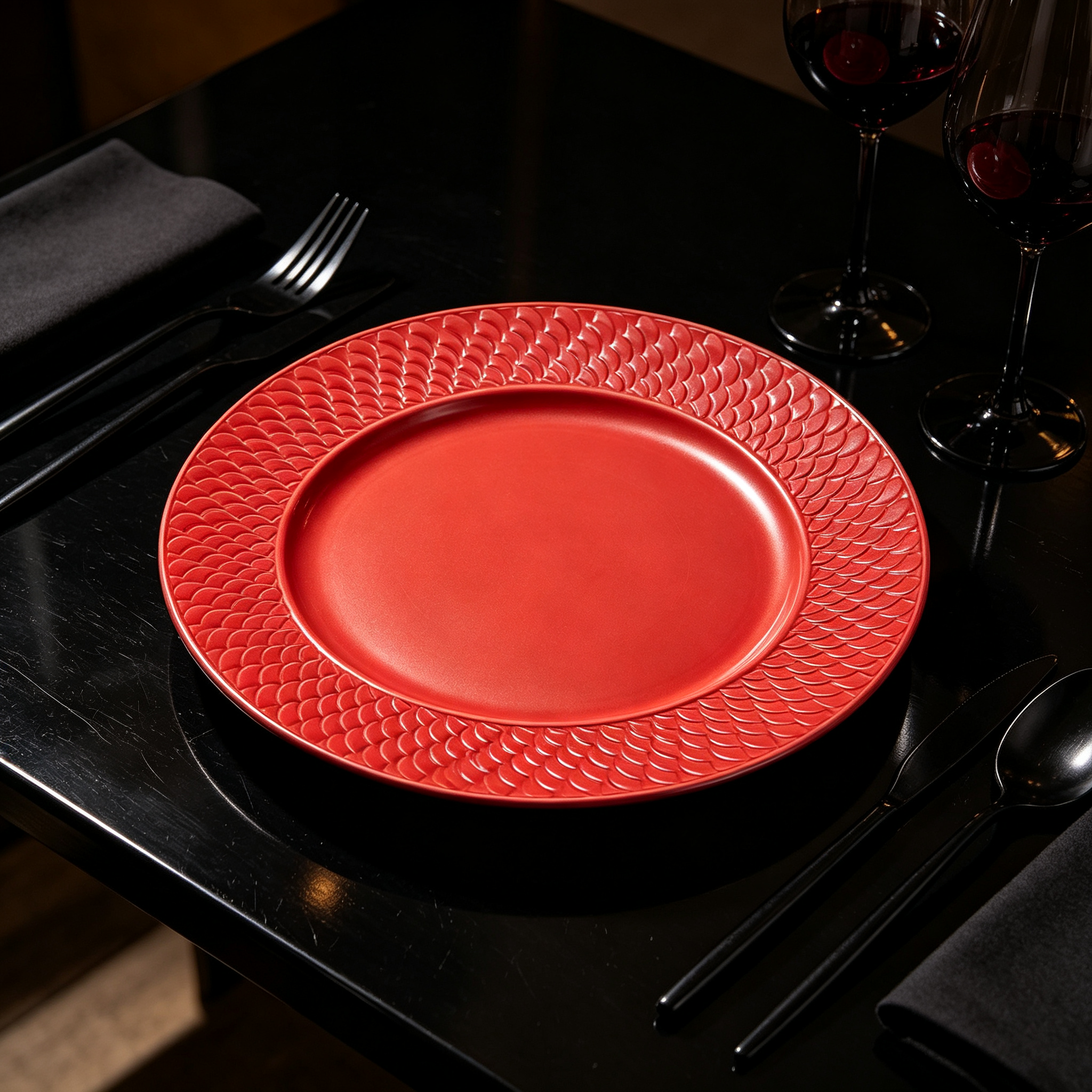 33cm durable fujian dishes plates356-4