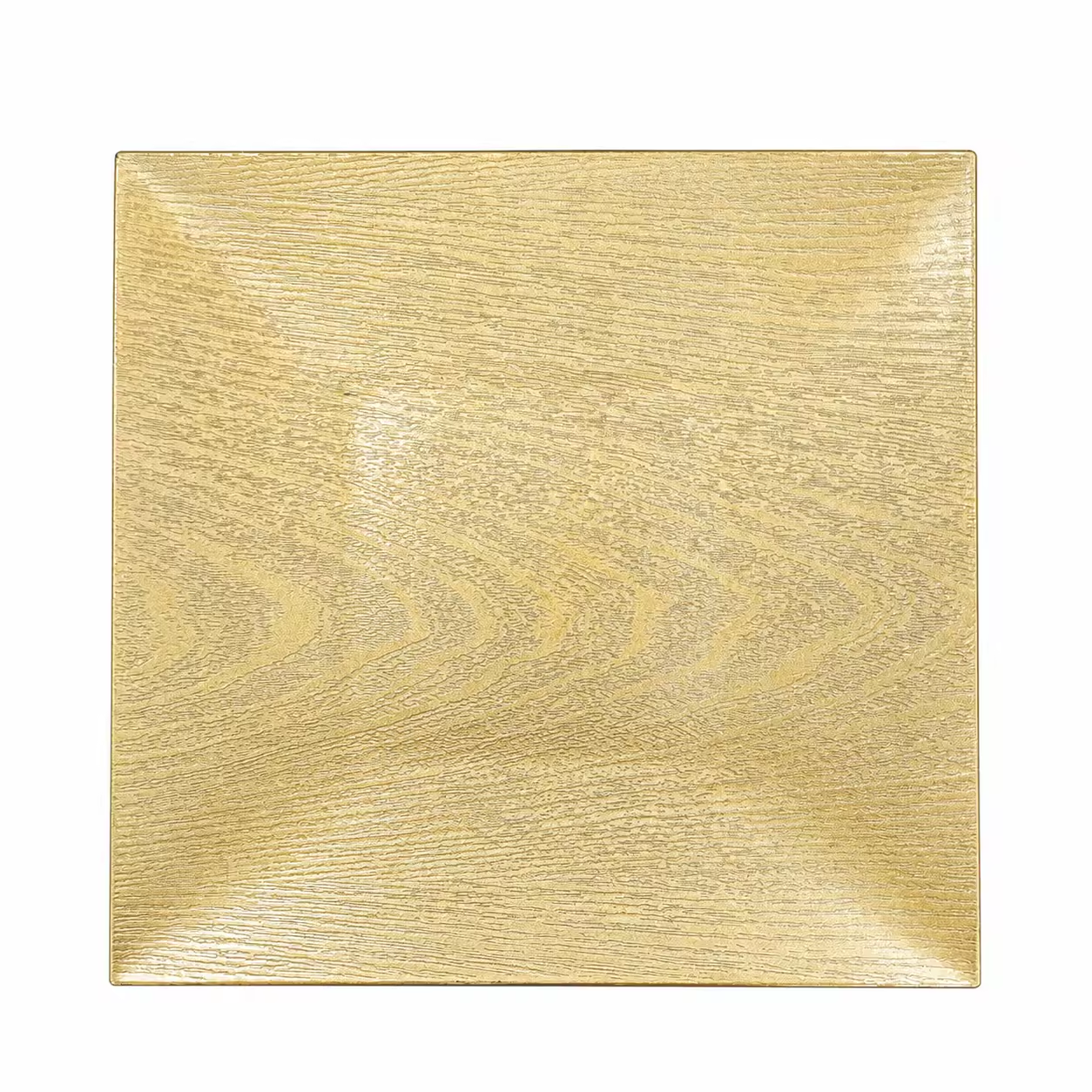 Woju Luxury Modern Elegant Eco-Friendly Custom PP Plastic Pigmented Wedding Charger Dinner Plates Round 13in/33cm Durable Fujian