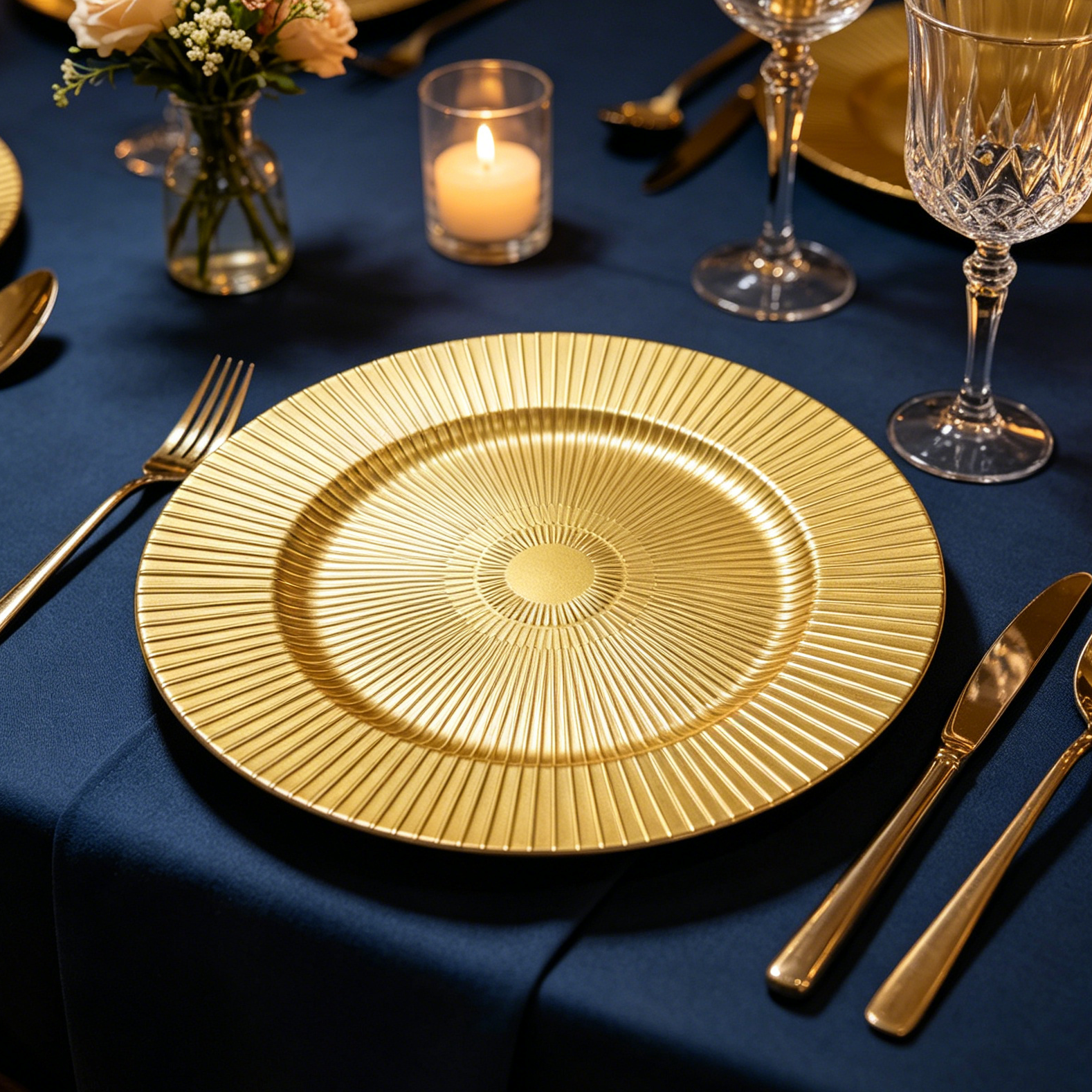contemporary 13 inch charger plates customizable for party supplies and dinnerware sets-2