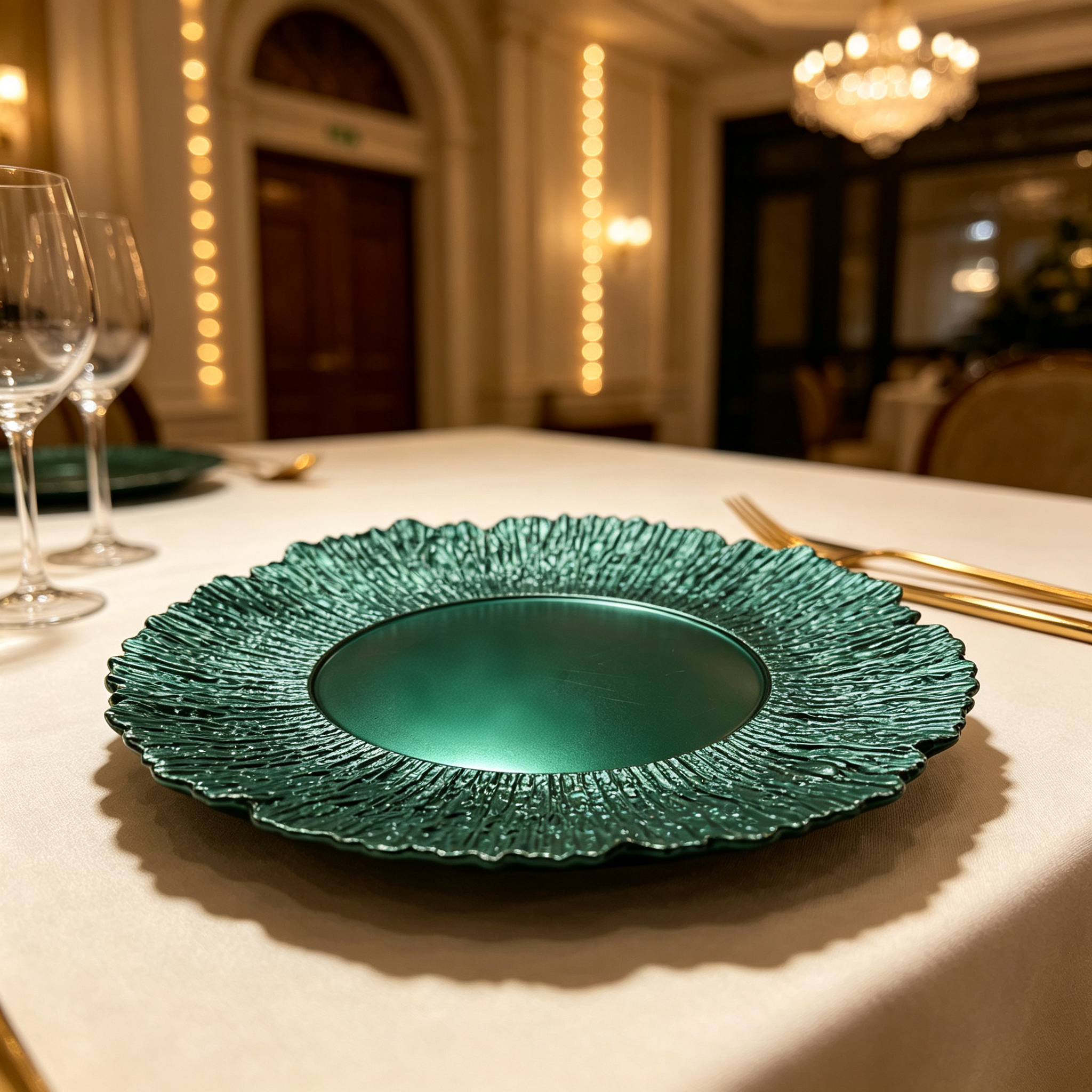 wojia 13 inch plastic 100 pp glossy pigmented eco friendly durable reusable american style party dinnerware charger plates367-4