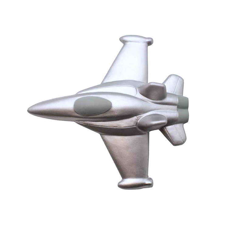 PU Foam Jet Shape plane Anti Stress Balls for airplane Promotional Gift