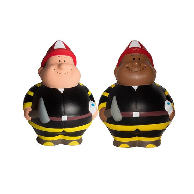 Promotion Gift PU Foam Squishy Fireman Bert Stress Ball