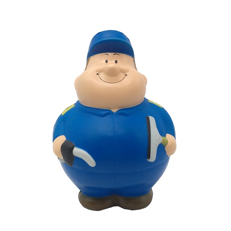 Funny Anti-Stress Squishy PU Bert Gas Station Shape Ball Stress Ball Kids & Adults Play Vent Toys Gift