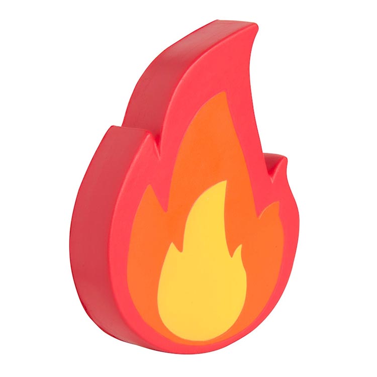 Polyurethane Promotion Custom Fire Shape Memory Foam Anti Stress Ball