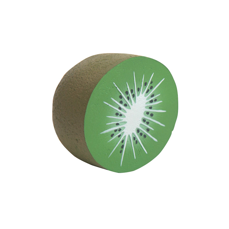 Logotipo Custom Pu Reljefo Putos Kiwi Formos Anti Stresas Rutulys