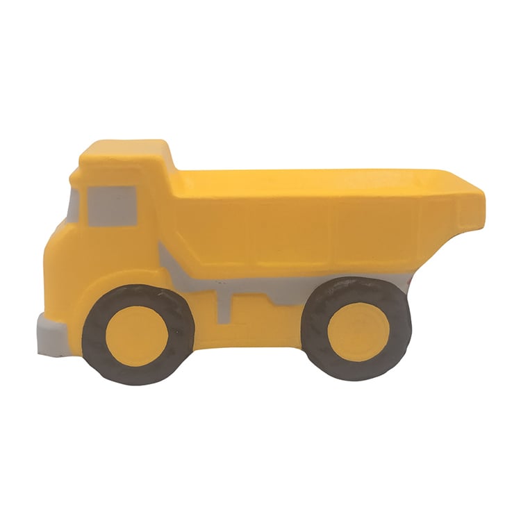 PU Soft Anti Stress Ball Dump Truck Shape Kids Educational Toys Foam Stress Ball