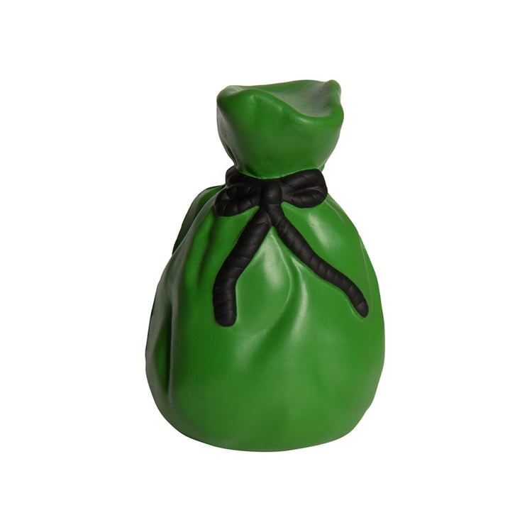 Custom Promotional PU Foam Money Bag Squeeze Anti-Stress Toy Ball