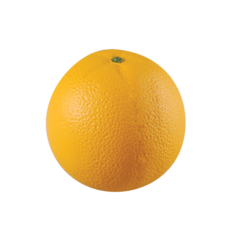 Hot Sale PU Orange Shaped Fruit Stress Ball
