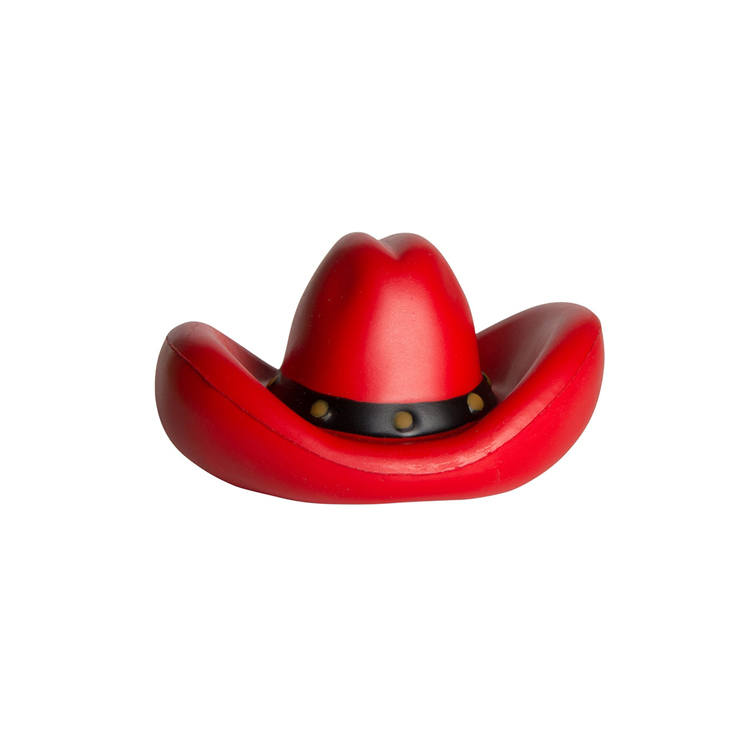 PU Foam Cowboy Hat Shaped Stress Ball: A Fun Giveaway Gift and Promotional Anti-Stress Toy