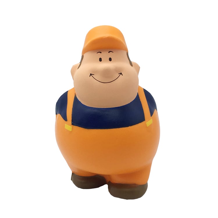 Stress Relief Balls PU Garbage Collector Bert shape promotion stress toy ball