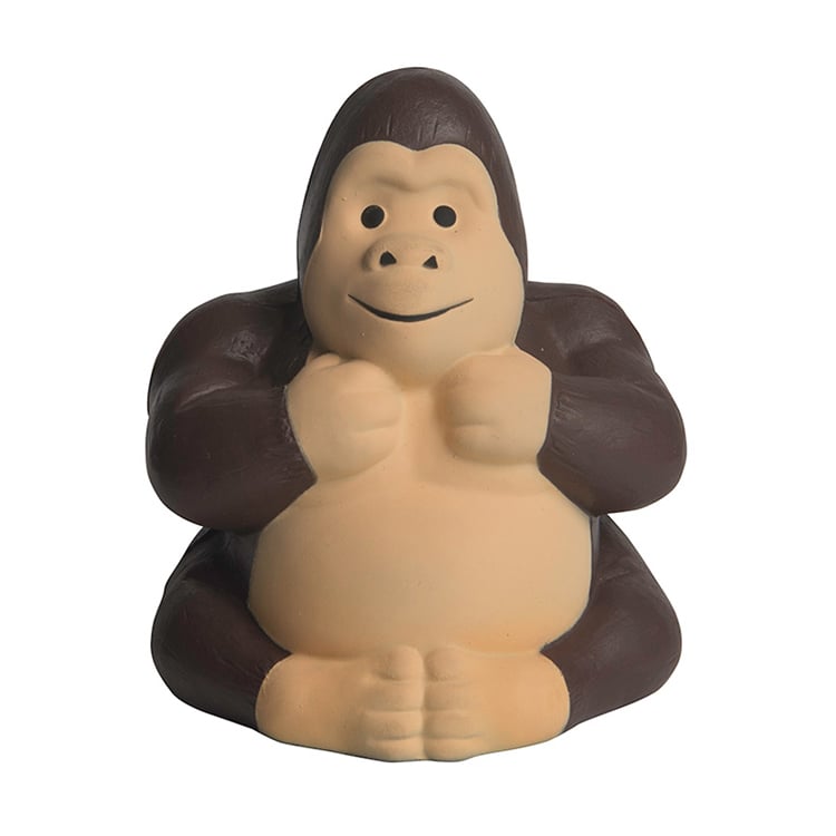 Custom Logo PU Stress Gorilla Shape Antistress Ball Stress Reliever Ball