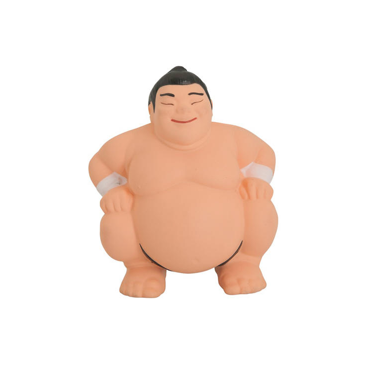 Funny Anti-Stress Squishy PU Sumo Wresrler Shape Ball Stress Ball Kids & Adults Play Vent Toys Gift