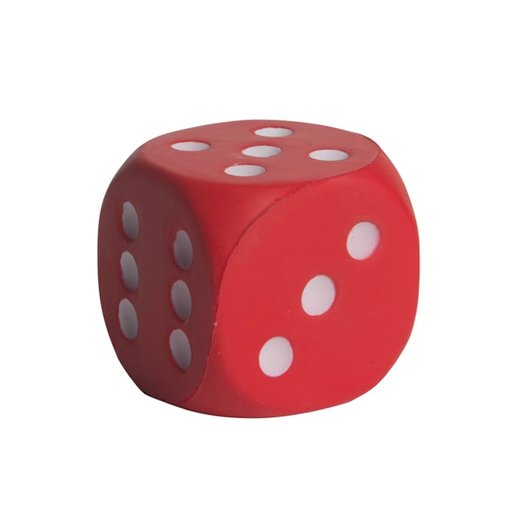 PU Dice Squeeze Anti Stress Toy Foam Ball