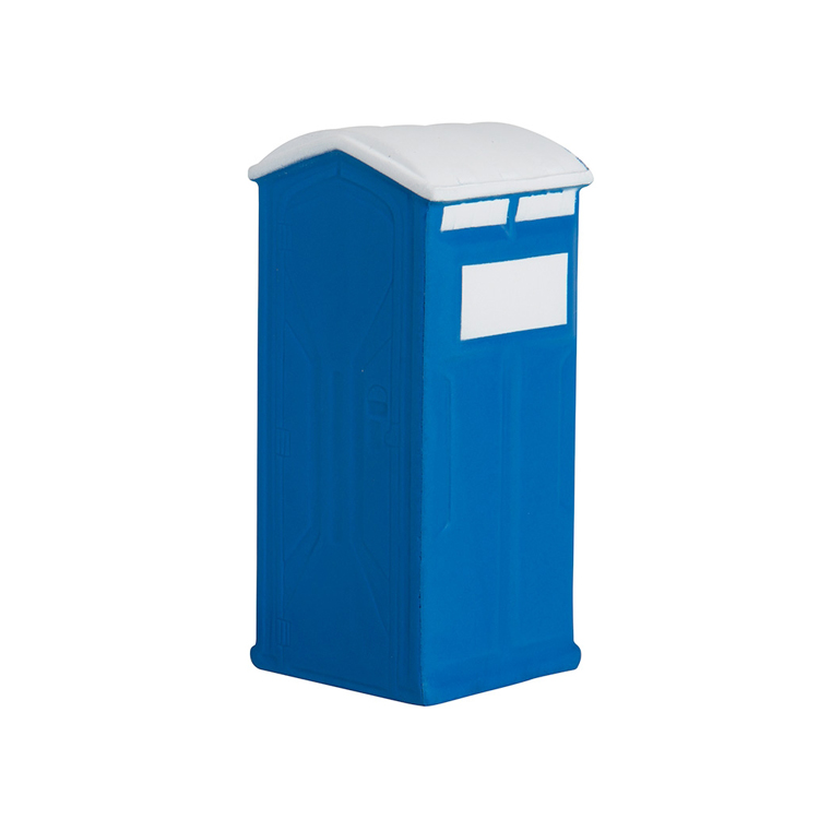 Promozjonali Personalizzat Pu Foam Anti Stress Mini Kjuċi Ġewwa tal-Porta-Potty b'Logo Stampat Ballun tal-Leġi