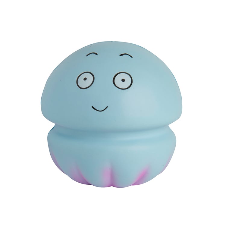 Polyurethane Promotion Custom Jelly Fish Shape Memory Foam Anti Stress Ball