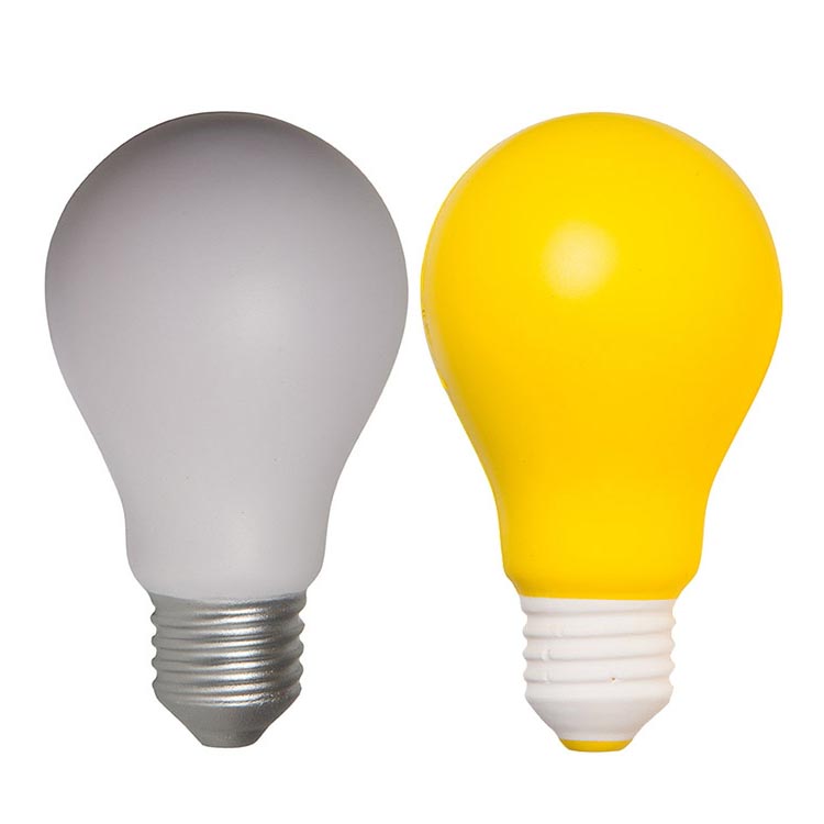 Мека промо гума BULB LIGHTS форма от полиуретанова пяна за смъкване на стреса