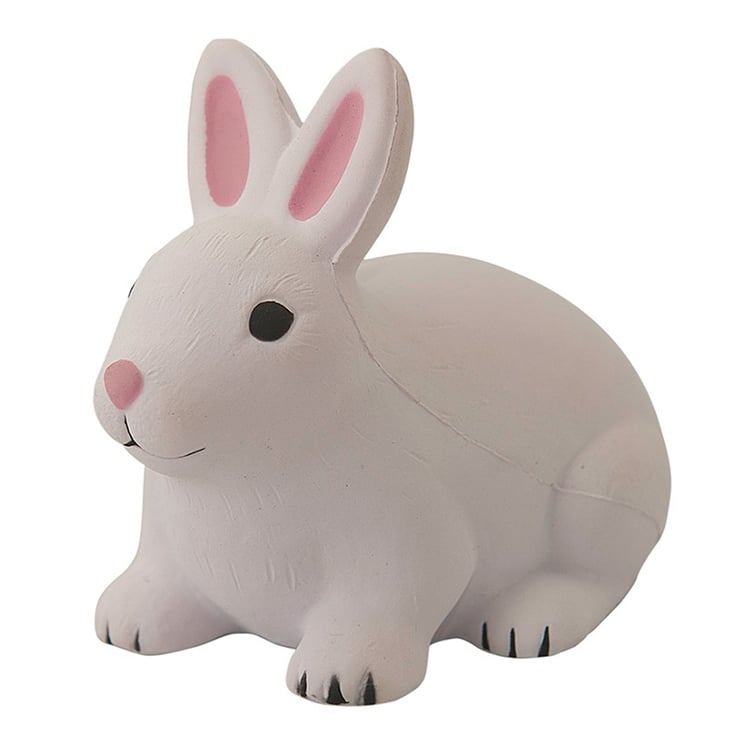 Squishy Toy Sticker PU Stress Squeezing Soft Surface Cartoon Rabbit Release Pressure Ball