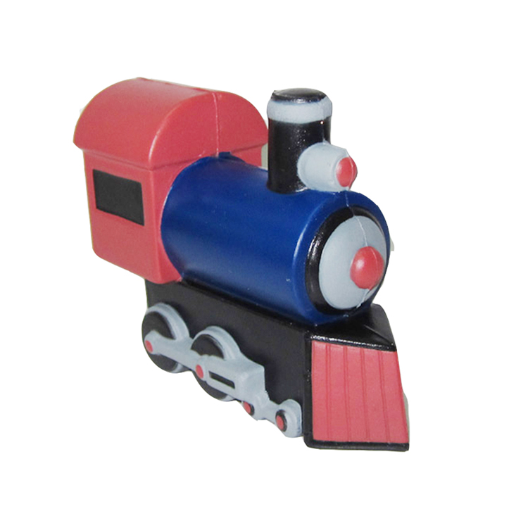 Promotion Gift Anti Stress Reliever Train shape PU Foam Stress Ball