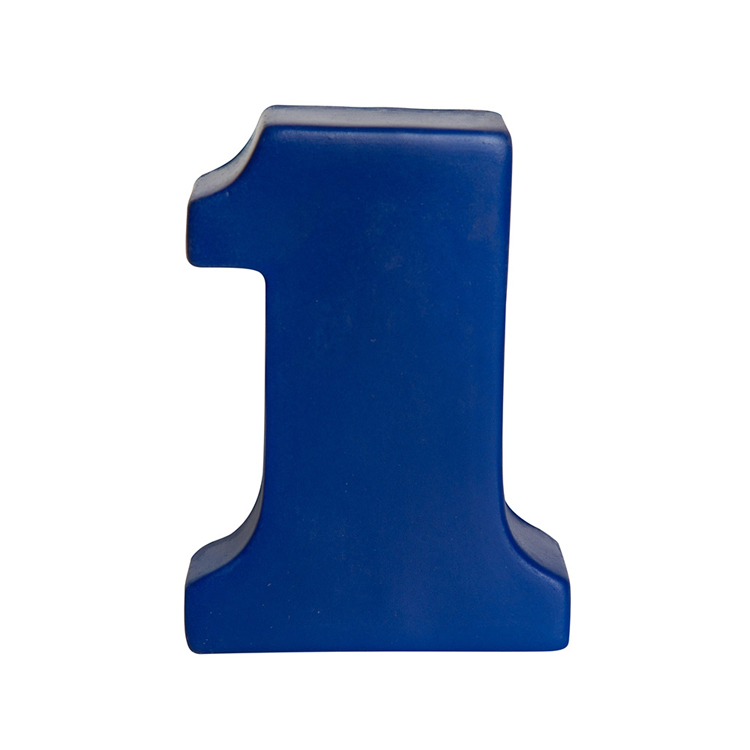 Squishy Toy PU Stress Squeezing Soft Surface Number 1 Stress Reliever Release Pressure Ball